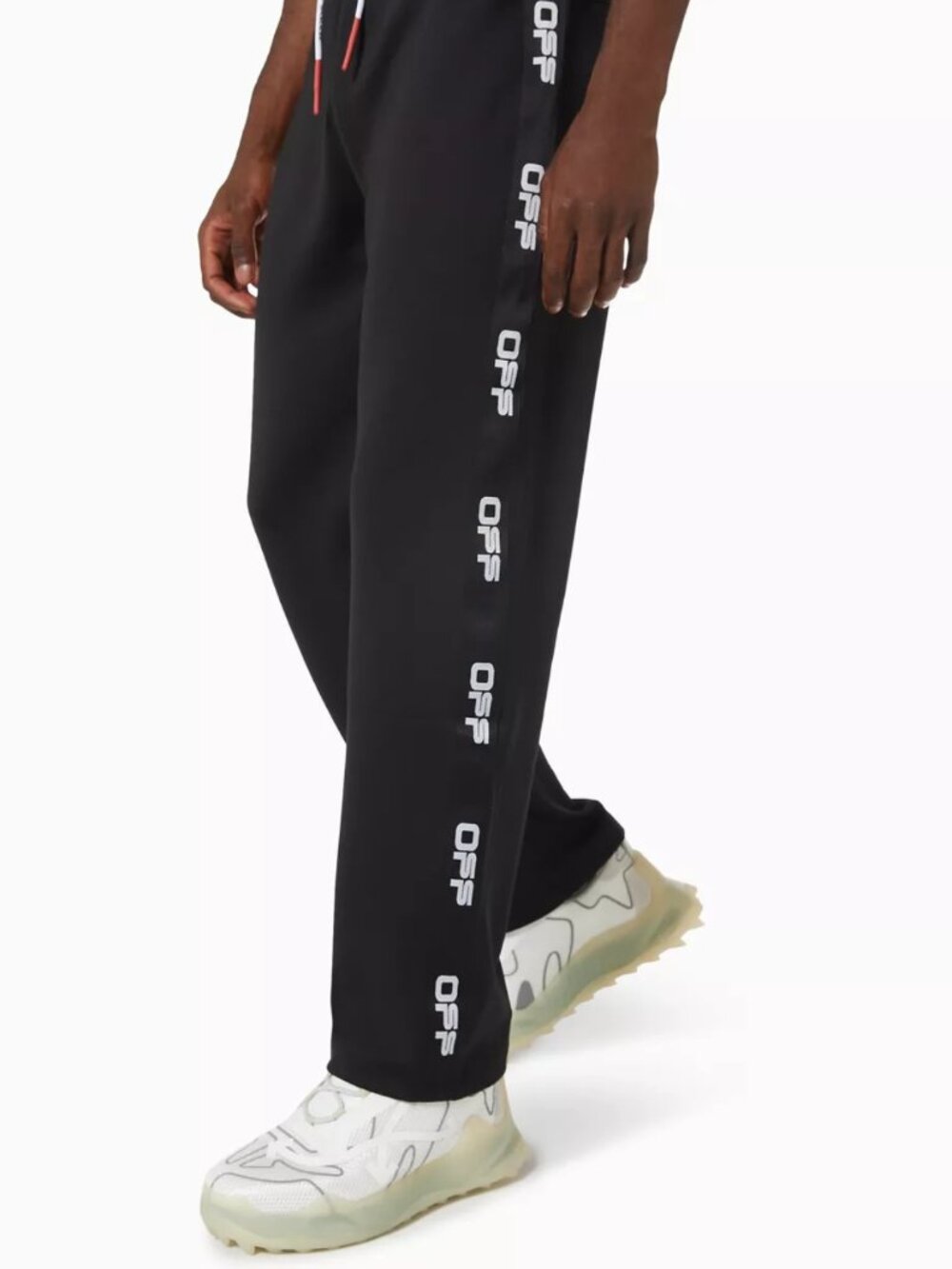 Off-White Off Active Logo Track Pants Black Men's - Size XL